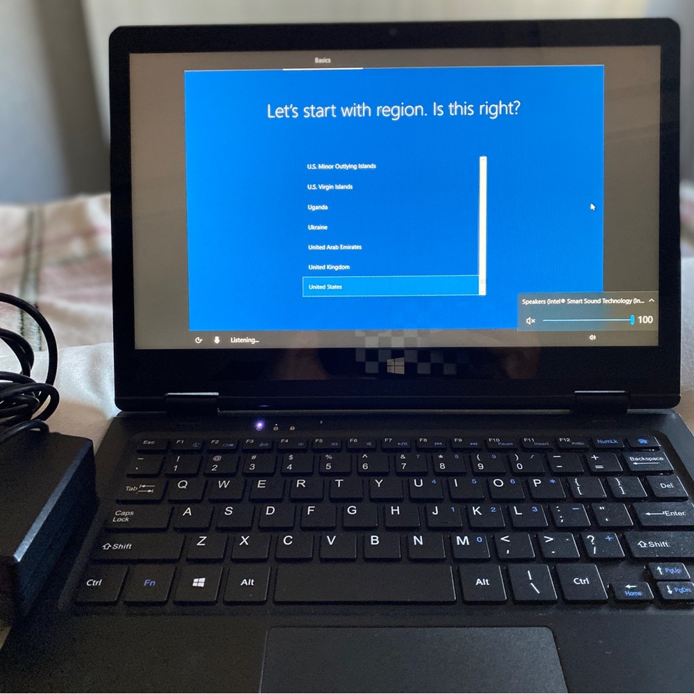 Gateway touch screen laptop with charger